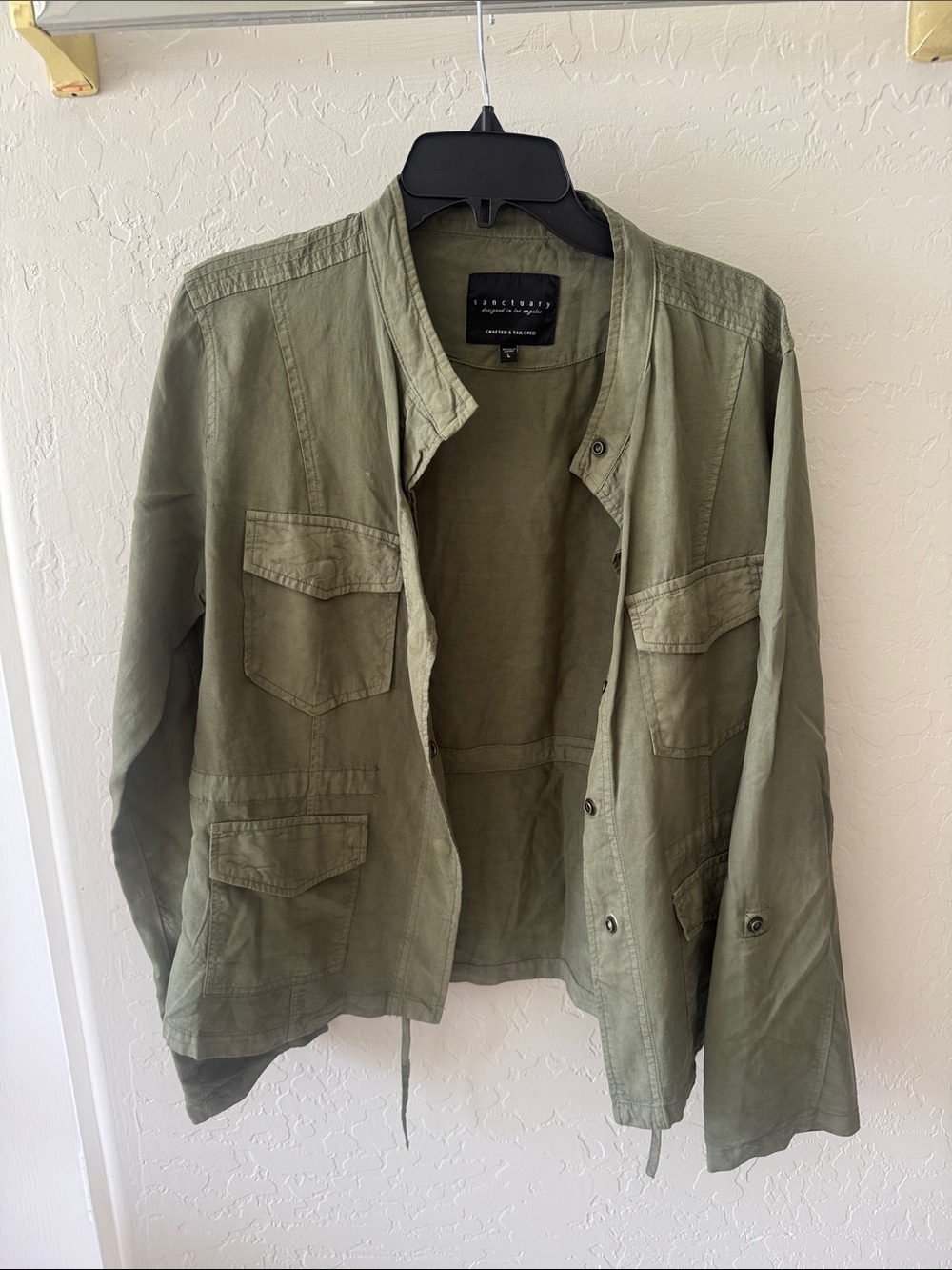 Sanctuary Green Utility Field Jacket